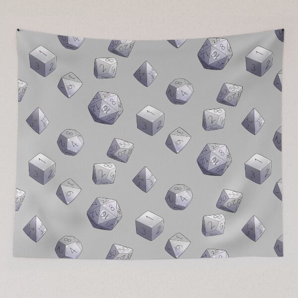 Item preview, Starry Silver Dice Set Seperated designed and sold by WhisperingDusk.