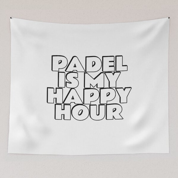 Item preview, Padel Is My Happy Hour  designed and sold by Inspirationmotivation.