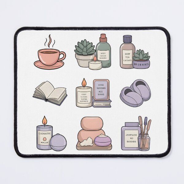 Item preview, Cozy Self Care Sticker Pack designed and sold by SoftyDesigns.