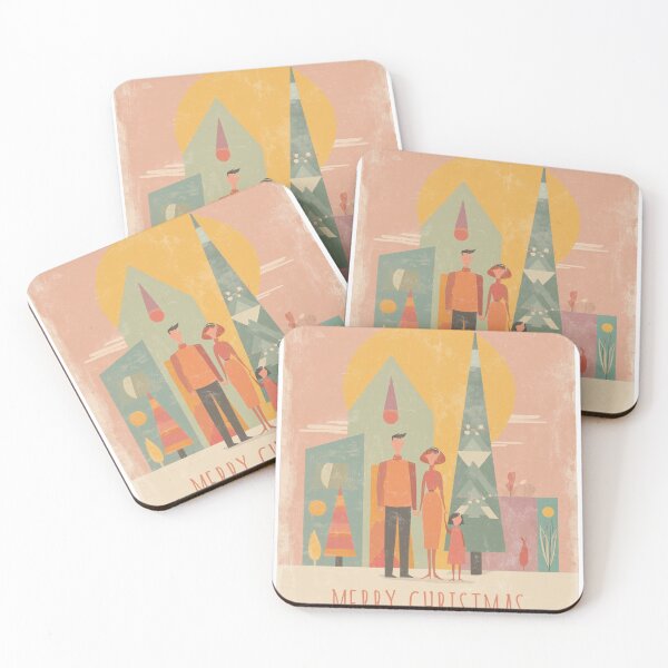 Item preview, Christmases of Yesteryear — Vintage Holiday Posters designed and sold by MidArtForge.