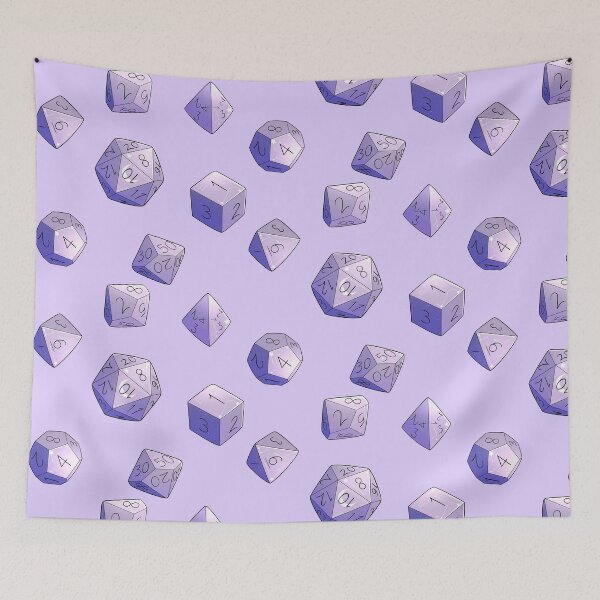 Item preview, Starry Purple Dice Set Seperated designed and sold by WhisperingDusk.