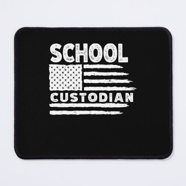 Item preview, School Custodian American Flag Patriotic Job designed and sold by Gogetgiggles.
