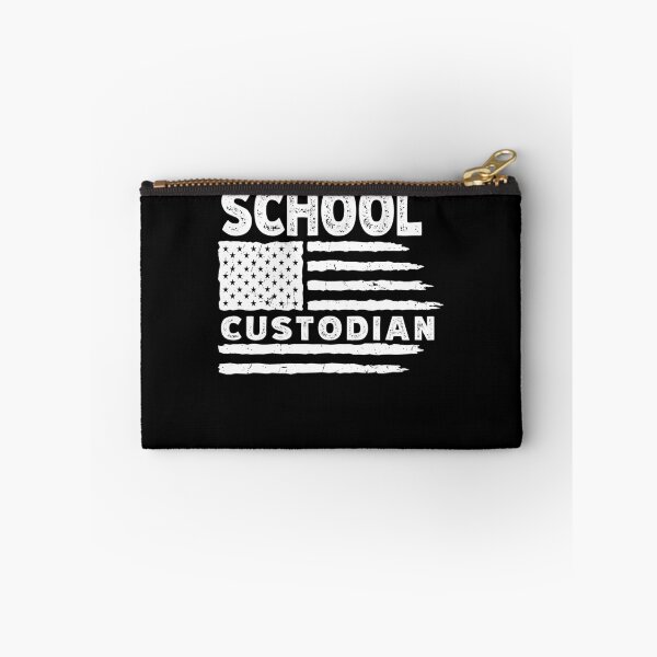 Item preview, School Custodian American Flag Patriotic Job designed and sold by Gogetgiggles.