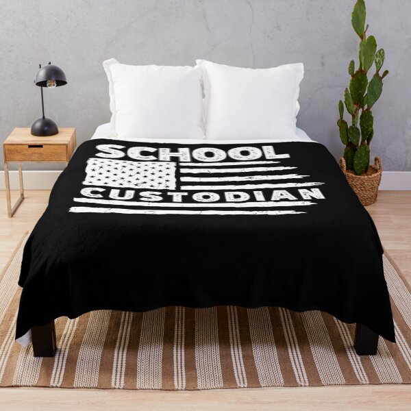 Item preview, School Custodian American Flag Patriotic Job designed and sold by Gogetgiggles.