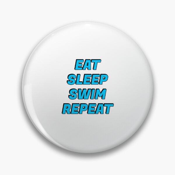 Item preview, Funny swimmer - Eat sleep swim repeat designed and sold by Inspirationmotivation.