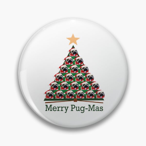 Artikelvorschau, Fröhliche Pug-Mas entworfen und verkauft von Notorious CodFather Designer Studio.
