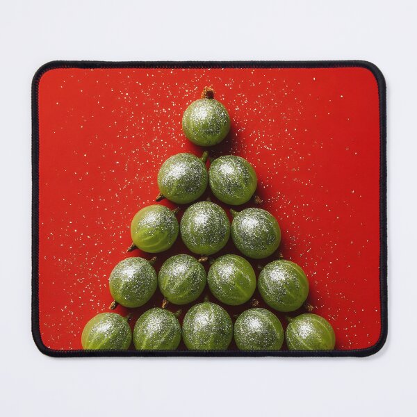 Item preview, Gooseberry Christmas Tree – Festive Holiday Illustration with Sparkles designed and sold by EmeraldeaDesign.