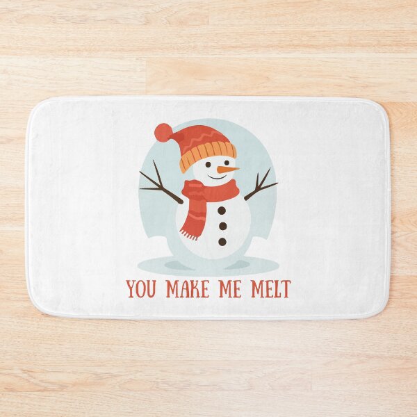 Item preview, You Make Me Melt Cute Snowman Quote designed and sold by Inkworksbyshery.