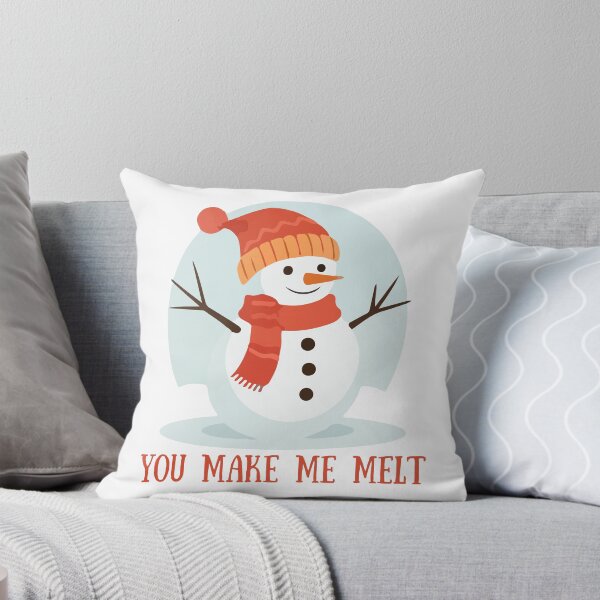 Item preview, You Make Me Melt Cute Snowman Quote designed and sold by Inkworksbyshery.