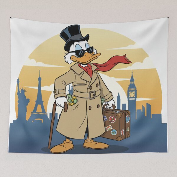 Item preview, Scrooge McDuck Rich Traveler Global Adventure Luxury designed and sold by GEK-NERD.