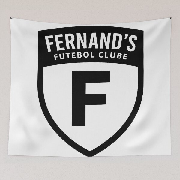 Item preview, Fernand’s Soccer Club Crest – Minimalist Black and White Football Design for Apparel and Prints designed and sold by FernandsOficial.
