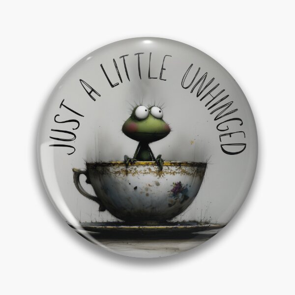 Item preview, Curious Frog in Vintage Teacup Sticker designed and sold by Ai Enchanted Art | Cottagecore • Whimsigoth • Aesthetic Designs.