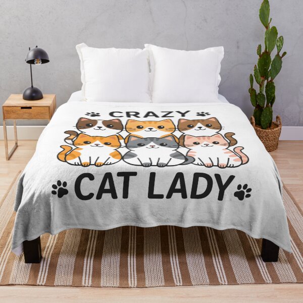 Item preview, Crazy Cat Lady, Cute Cat Lover Gift, Funny Kawaii Cats Graphic Tee for Women Cat Mom Pet Lover designed and sold by saloui.