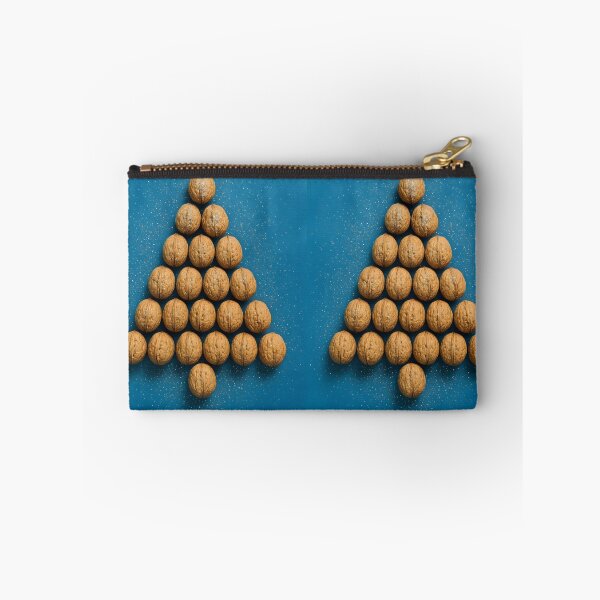 Item preview, Walnut Christmas Tree – Sparkling Holiday Illustration designed and sold by EmeraldeaDesign.