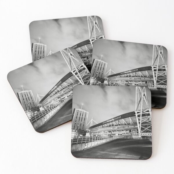 Item preview, Principality Stadium Cardiff – Black and White City Photography designed and sold by KentonDesignsUK.