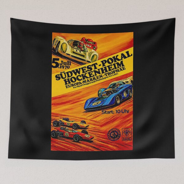 Item preview, Hockenheim 1970 variation vintage poster  designed and sold by Helios Be. Lavsh.