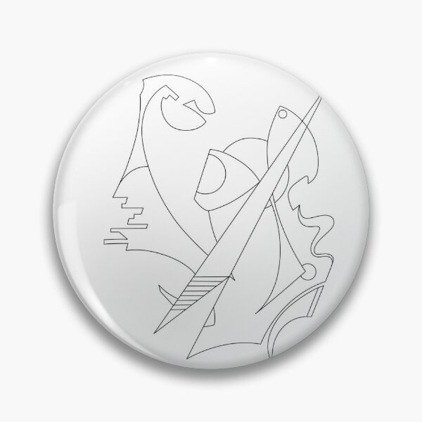 Item preview, Abstract Edge Minimalist Line Art designed and sold by Color for Balance .