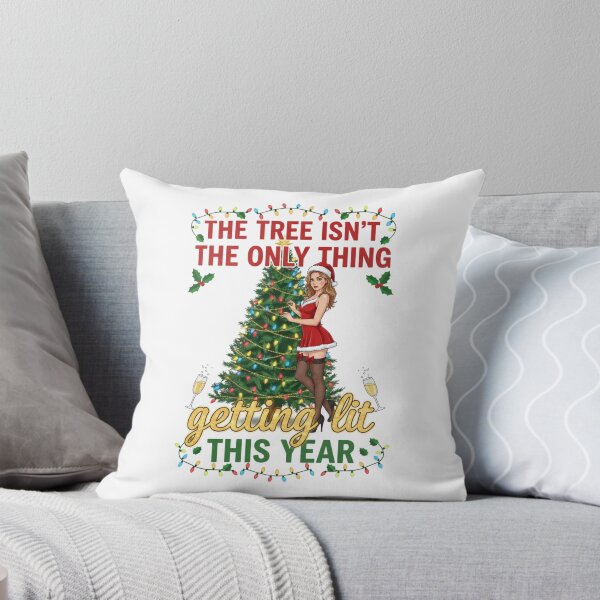 Item preview, The tree isn't the only thing getting lit this year - Sexy Christmas (women's version) designed and sold by IshtArt.