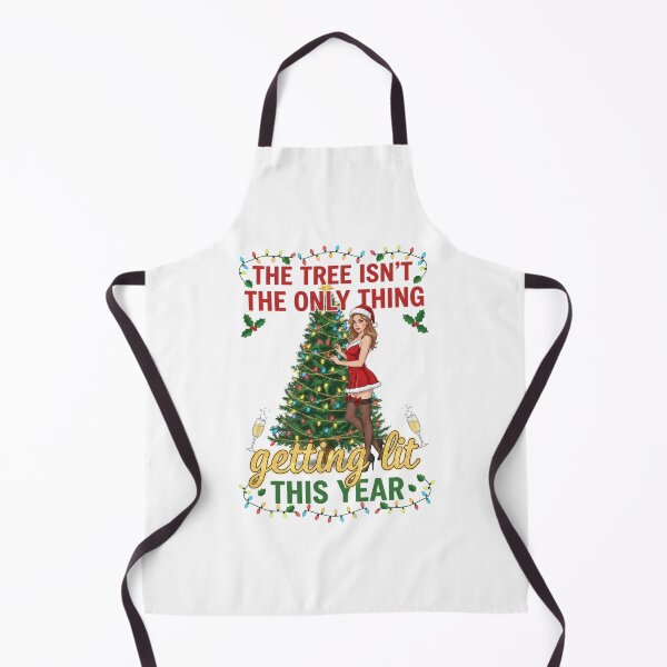 Item preview, The tree isn't the only thing getting lit this year - Sexy Christmas (women's version) designed and sold by IshtArt.