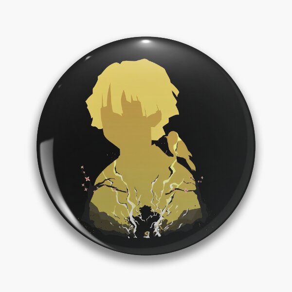 Item preview, Zenitsu Agatsuma Anime – Thunder Breathing Silhouette Art designed and sold by PosterFuel.