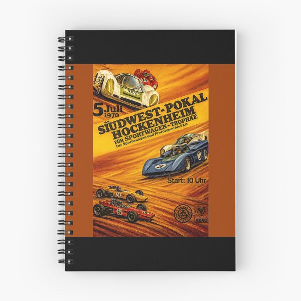 Item preview, Hockenheim 1970 variation vintage poster #1 designed and sold by Helios Be. Lavsh.