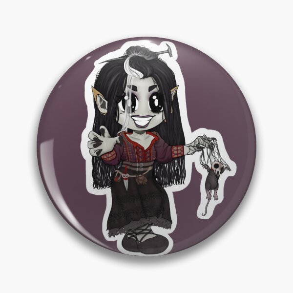 Item preview, Chibi Laudna with Pâté (Critical Role C3) designed and sold by bajablaest.