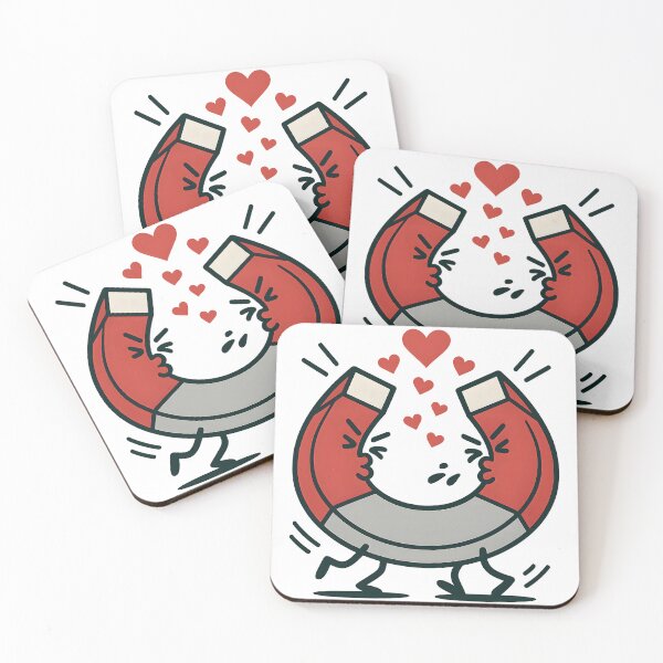 Item preview, Opposites Repel: Funny Magnet Valentine designed and sold by HoneyVibe.