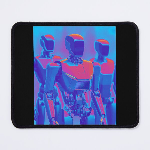 Item preview, humanoid robot art designed and sold by TEEJAMBOREE.