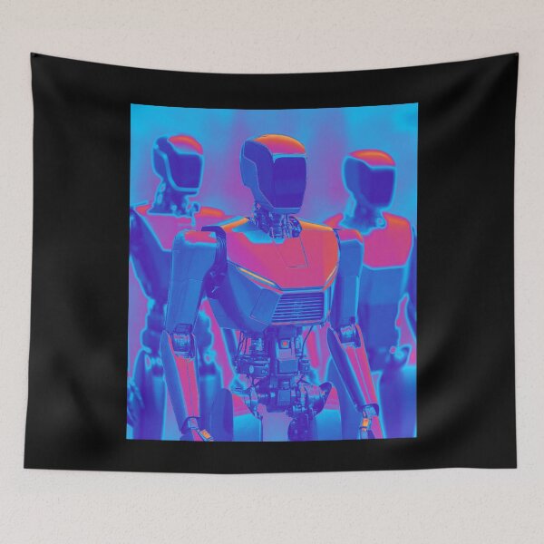 Item preview, humanoid robot art designed and sold by TEEJAMBOREE.