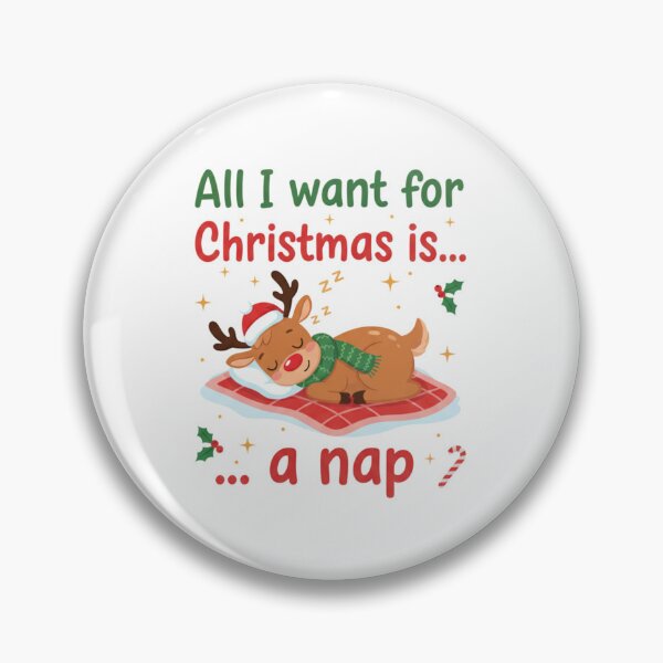 Item preview, All I want for Christmas is a nap - Siesta en Navidad designed and sold by IshtArt.