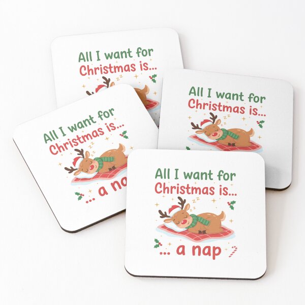 Item preview, All I want for Christmas is a nap - Siesta en Navidad designed and sold by IshtArt.