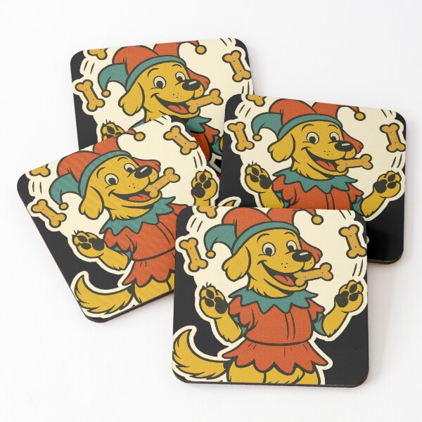 Item preview, Castlecore Pets: Labrador – Bone Juggling Court Jester – Gift for Labrador Lovers • Retro Comics • Vintage Halftone designed and sold by JacobKAurumhead.