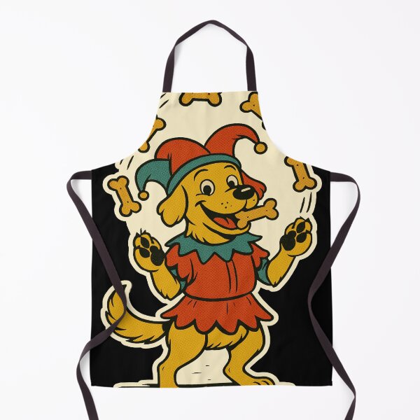 Item preview, Castlecore Pets: Labrador – Bone Juggling Court Jester – Gift for Labrador Lovers • Retro Comics • Vintage Halftone designed and sold by JacobKAurumhead.