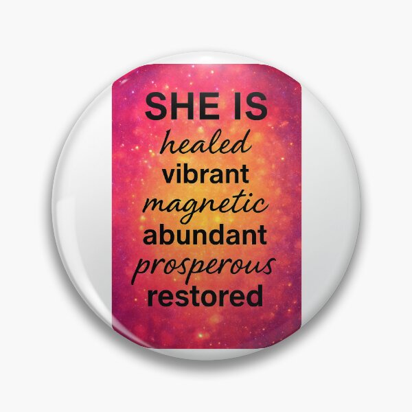 Item preview, she is healed vibtant magnetic abundant prosperous restored designed and sold by ocd_Jessica.