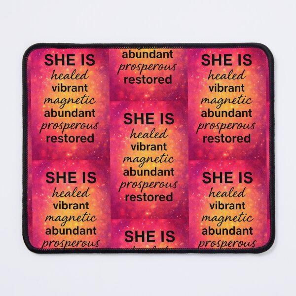 Item preview, she is healed vibtant magnetic abundant prosperous restored designed and sold by ocd_Jessica.