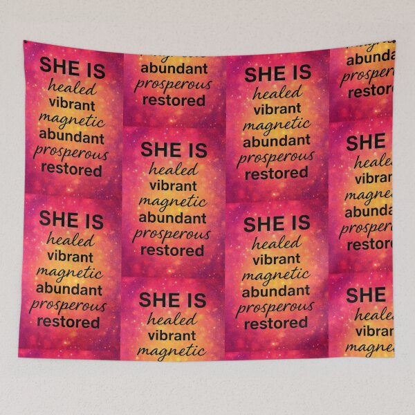 Item preview, she is healed vibtant magnetic abundant prosperous restored designed and sold by OCD_JESSICA.