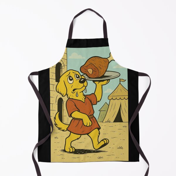Item preview, Castlecore Pets: Labrador – Feast Bearing Castle Servant – Gift for Labrador Lovers • Retro Comics • Vintage Halftone designed and sold by JacobKAurumhead.