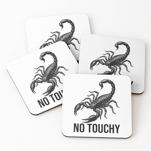 Item preview, No Touchy – Funny Scorpion with Attitude Design designed and sold by xndrlab.