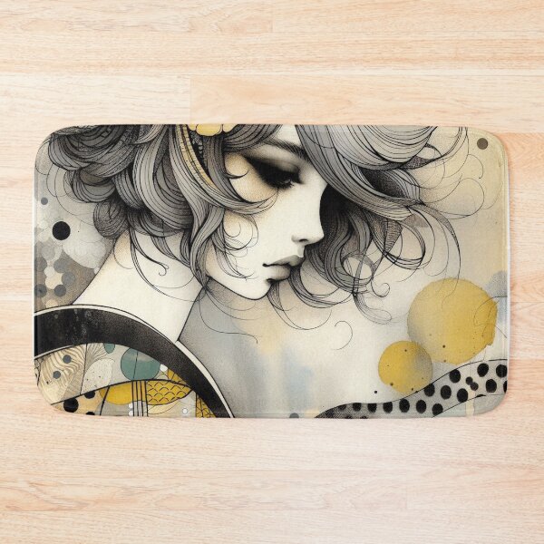 Item preview, Vintage Charm Girl designed and sold by Beyondnote-Art.
