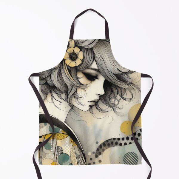 Item preview, Vintage Charm Girl designed and sold by Beyondnote-Art.