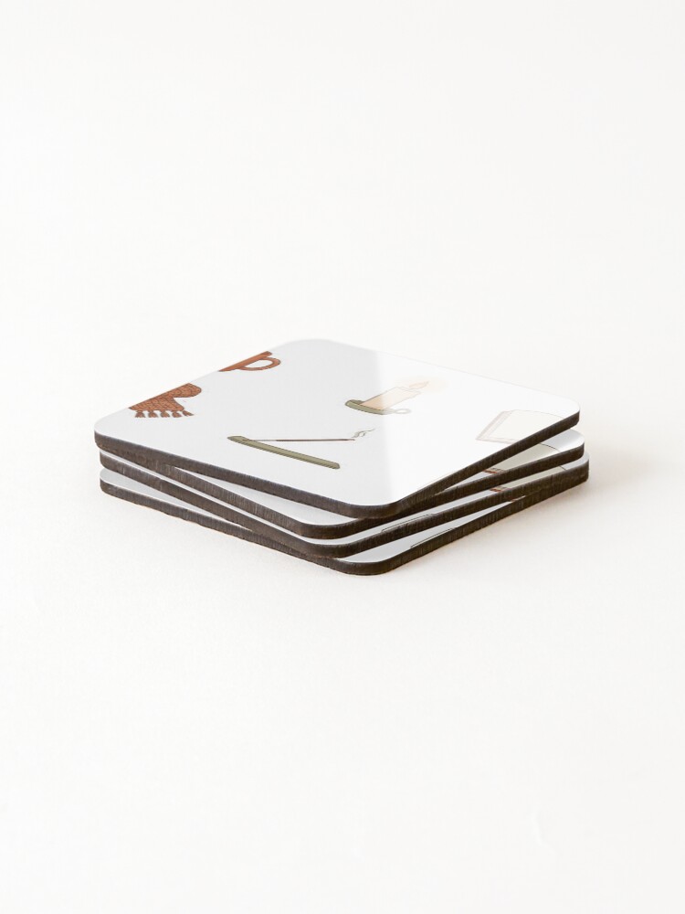 Thumbnail 4 of 5, Coasters (Set of 4), Small Ritual Icons designed and sold by Timo-TOPG.