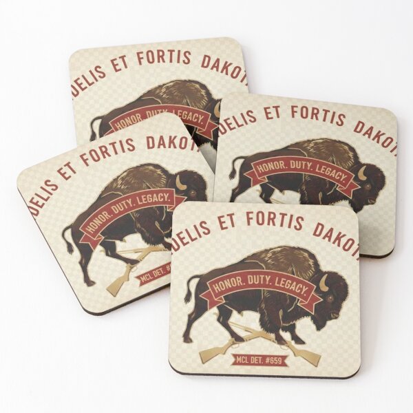 Item preview, Fidelis et Fortis Dakota Bison designed and sold by Mission Top-Secret Co..