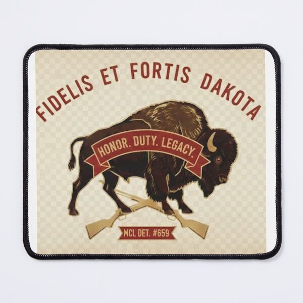 Item preview, Fidelis et Fortis Dakota Bison designed and sold by Mission Top-Secret Co..