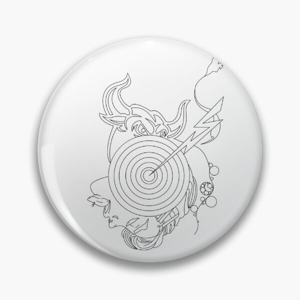 Item preview, Bull Power Target Symbol Line Art designed and sold by Color for Balance .