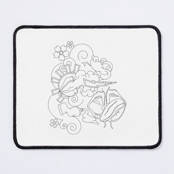 Item preview, Surreal Cherry Blossom Storm Line Art designed and sold by Color for Balance .