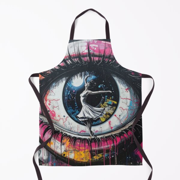 Item preview, Graffiti eye watching an urban dancer designed and sold by Boxing Kangaroo Retail Company.
