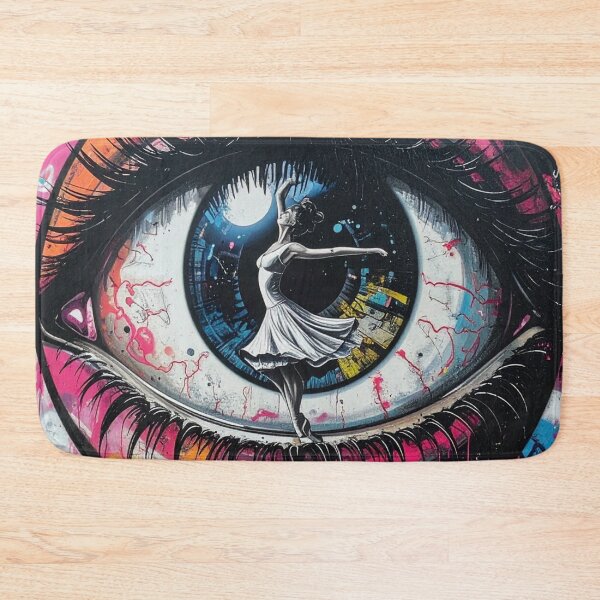 Item preview, Graffiti eye watching an urban dancer designed and sold by Boxing Kangaroo Retail Company.