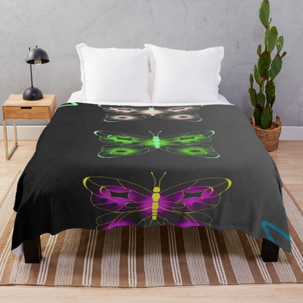Item preview, Magical Glowing Luminescence Butterflies designed and sold by shaang.
