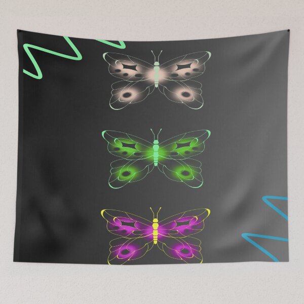 Item preview, Magical Glowing Luminescence Butterflies designed and sold by shaang.