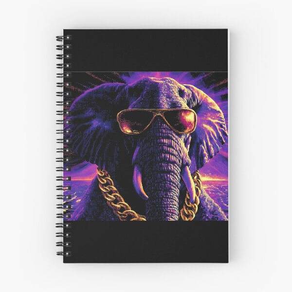 Aperçu de l'œuvre Gangster Elephant créée et vendue par ClubVacay.